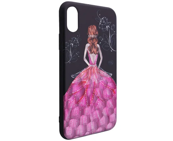 TPU чехол YCT Brilliant для Apple iPhone X/XS Красное платье