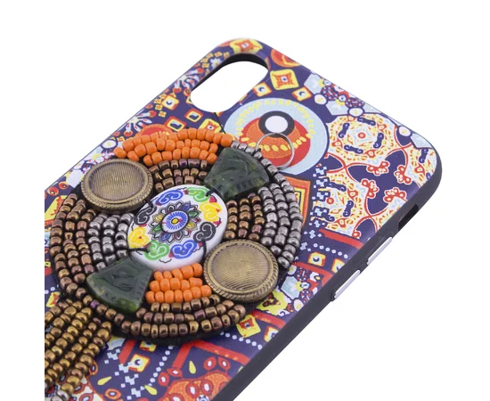 TPU+PC чехол "Keloe" National Style для Apple iPhone X/XS Узор 005