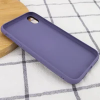 Кожаный чехол Xshield для Apple iPhone X / XS (5.8") Серый / Lavender Gray