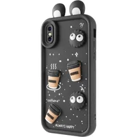 Чехол TPU Toys Case with Ears для Apple iPhone X / XS (5.8") Black