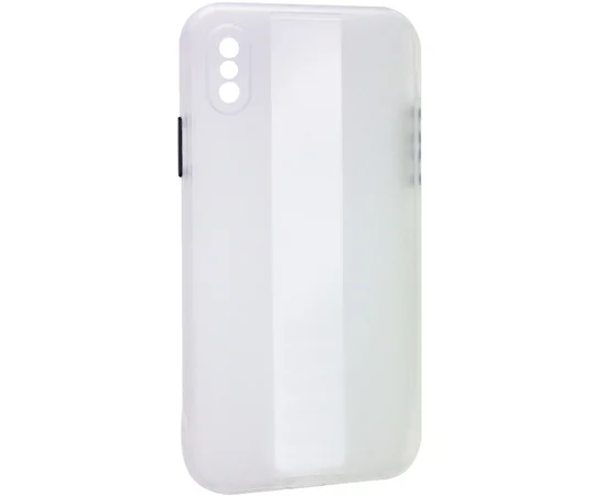 Чехол TPU Glossy Line Full Camera для Apple iPhone X / XS (5.8") Матовый