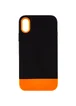 Чехол TPU+PC Bichromatic для Apple iPhone X / XS (5.8") Black / Orange