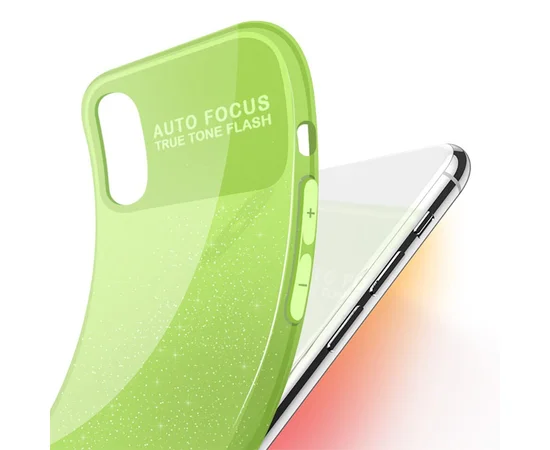 TPU чехол X-Level Rainbow Series для Apple iPhone X / XS (5.8") Зеленый