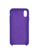 Чехол Silicone case (AAA) для Apple iPhone X (5.8") Фиолетовый / Ultra Violet