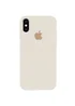 Чехол Silicone Case Full Protective (AA) для Apple iPhone X/XS Бежевый / Antigue White