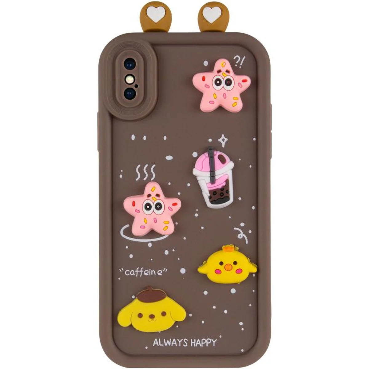 Чохол TPU Toys Case with Ears для Apple iPhone X/XS (5.8") Brown