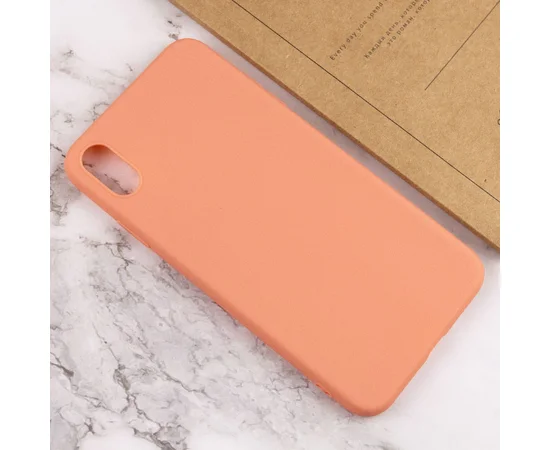 Силиконовый чехол Candy для Apple iPhone X / XS (5.8") Rose Gold