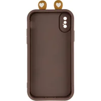 Чохол TPU Toys Case with Ears для Apple iPhone X/XS (5.8") Brown