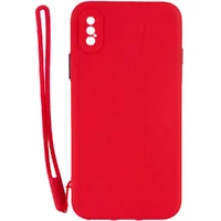 Чехол TPU Square Full Camera для Apple iPhone X / XS (5.8") Красный