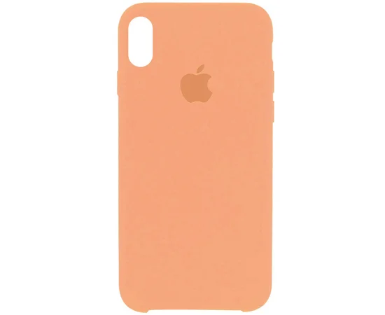 Чехол Silicone Case (AA) для Apple iPhone X/XS Розовый / Begonia