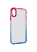 Чехол TPU+PC Fresh sip series для Apple iPhone X / XS (5.8") Синий / Розовый
