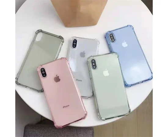 TPU чехол Epic Ease с усиленными углами для Apple iPhone X (5.8") Прозрачный / Transparent