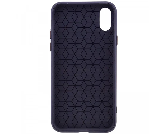 TPU+PC чехол YCT тиснение для Apple iPhone X/XS Синий павлин