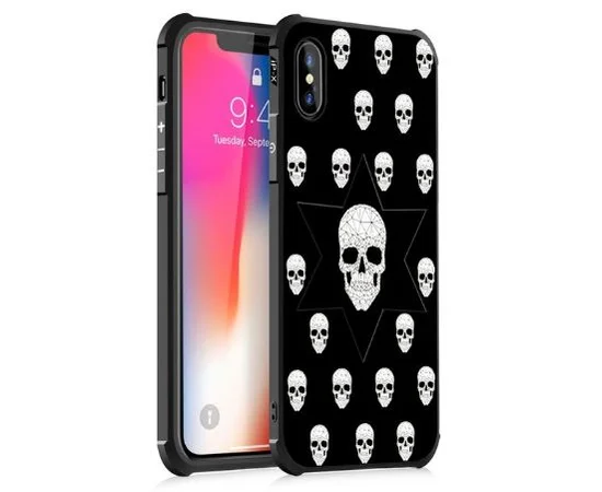 Противоударный TPU чехол Sweet Art для Apple iPhone X (5.8") / iPhone XS (5.8") Череп