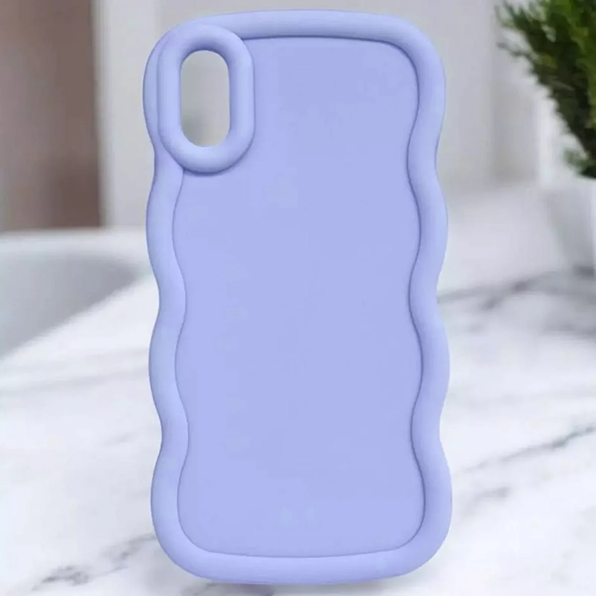 Чехол TPU Ripple для Apple iPhone X / XS (5.8") Lilac Blue