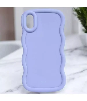Чохол TPU Ripple для Apple iPhone X/XS (5.8") Lilac Blue