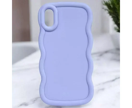 Чехол TPU Ripple для Apple iPhone X / XS (5.8") Lilac Blue
