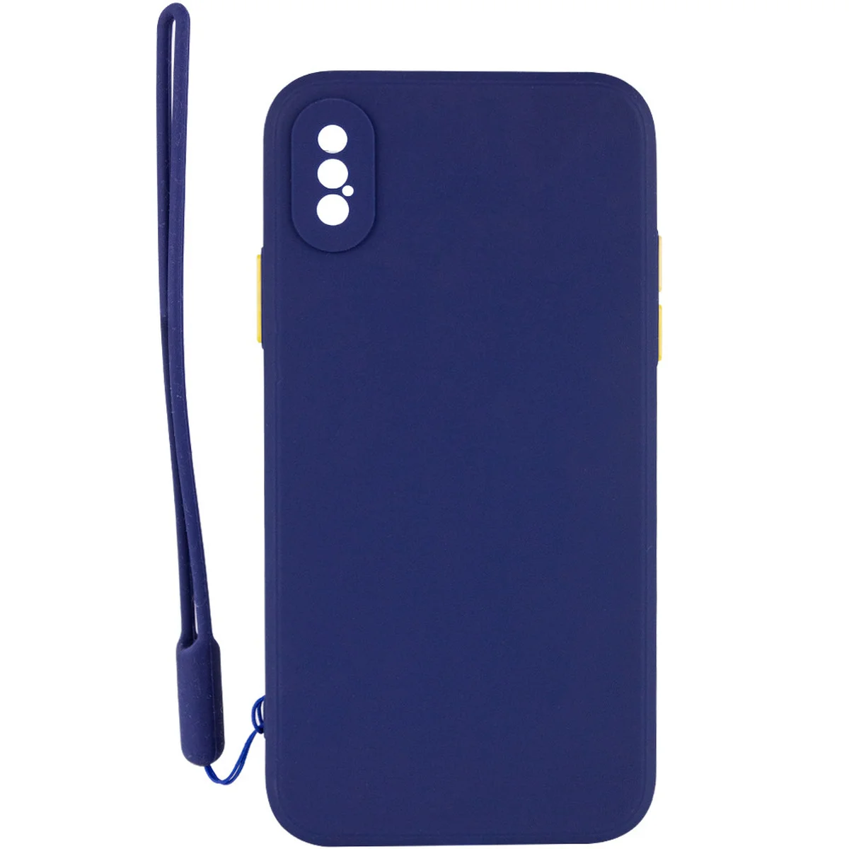Чохол TPU Square Full Camera для Apple iPhone X / XS (5.8 ") Синій