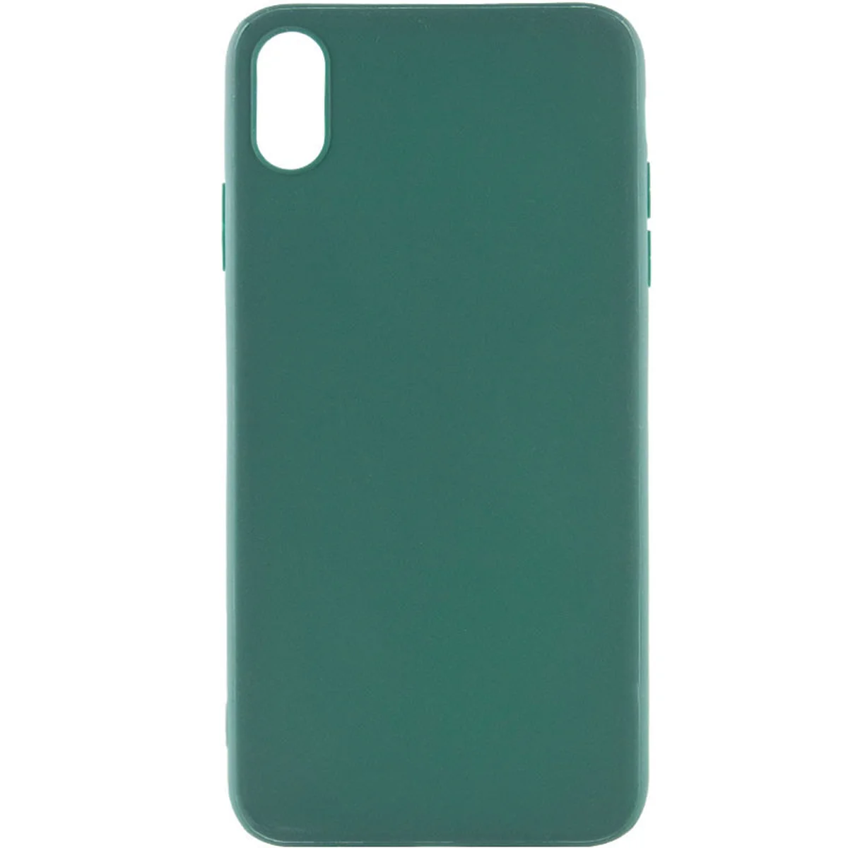 Силиконовый чехол Candy для Apple iPhone X / XS (5.8") Зеленый / Forest green