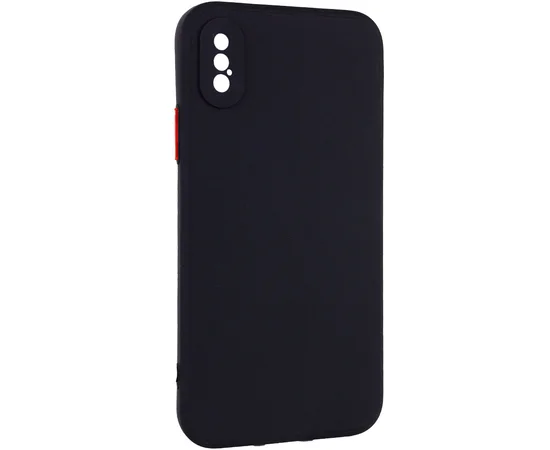Чехол TPU Square Full Camera для Apple iPhone X / XS (5.8") Черный