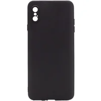 Силіконовий чохол Candy Full Camera для Apple iPhone X / XS (5.8 ") Чорний / Black