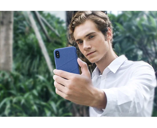 TPU чехол Nillkin Flex Series для Apple iPhone X (5.8") Синий