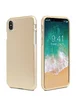 TPU чехол Mercury iJelly Metal series для Apple iPhone X/XS Золотой