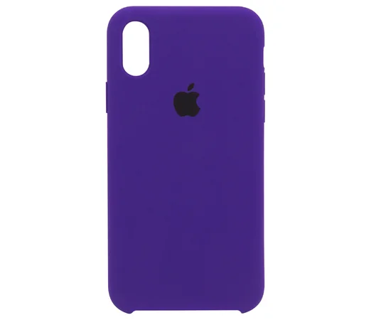 Чехол Silicone case (AAA) для Apple iPhone X (5.8") Фиолетовый / Ultra Violet