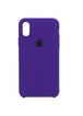 Чехол Silicone case (AAA) для Apple iPhone X (5.8") Фиолетовый / Ultra Violet