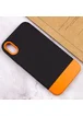 Чехол TPU+PC Bichromatic для Apple iPhone X / XS (5.8") Black / Orange