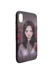TPU+PC чехол YCT картина для Apple iPhone X/XS Девочка в красных цветах