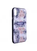 TPU+PC чехол YCT тиснение для Apple iPhone X/XS Цветы - белый фон