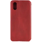 Кожаный чехол-книжка GETMAN Cubic (PU) для Apple iPhone X / XS (5.8") Красный