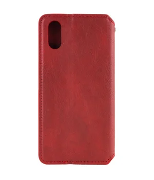 Шкіряний чохол-книжка GETMAN Cubic (PU) для Apple iPhone X / XS (5.8") Червоний