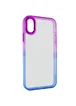 Чехол TPU+PC Fresh sip series для Apple iPhone X / XS (5.8") Синий / Фиолетовый