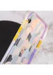 TPU+PC чехол Colorspot с ремешком-цепью для Apple iPhone X / XS (5.8") Dots