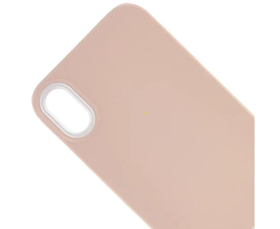 Чехол TPU+PC Bichromatic для Apple iPhone X / XS (5.8") Grey-beige / White