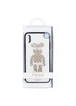 TPU+Glass чехол TYBOMB Bear для Apple iPhone X / XS (5.8") Белый