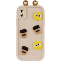 Чохол TPU Toys Case with Ears для Apple iPhone X / XS (5.8") Sand