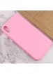 Силиконовый чехол Candy для Apple iPhone X / XS (5.8") Розовый