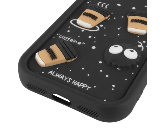 Чехол TPU Toys Case with Ears для Apple iPhone X / XS (5.8") Black