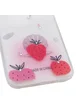 TPU чехол Luxury Diamond full protective для Apple iPhone X / XS (5.8") Красный / Клубника