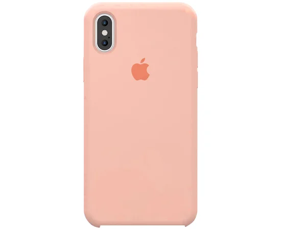 Чехол Silicone case (A) для Apple iPhone X/XS Розовый  / Cotton Candy