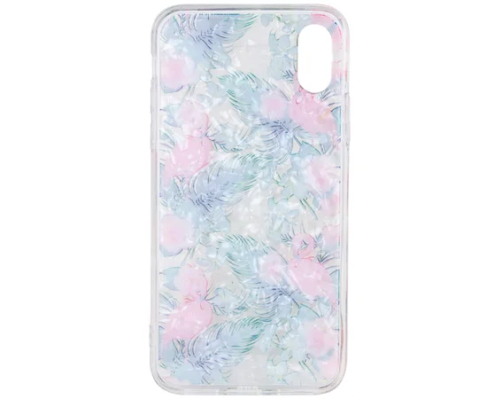 Накладка Glue Case Фламинго для Apple iPhone X/XS Черный