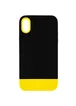Чехол TPU+PC Bichromatic для Apple iPhone X / XS (5.8") Black / Yellow