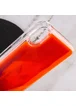 Неоновый чехол Neon Sand glow in the dark для Apple iPhone X / XS (5.8") Фиолетовый / Оранжевый