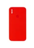 Чохол Silicone Case Square Full Camera Protective (AA) для Apple iPhone XS (5.8 ") Червоний / Red