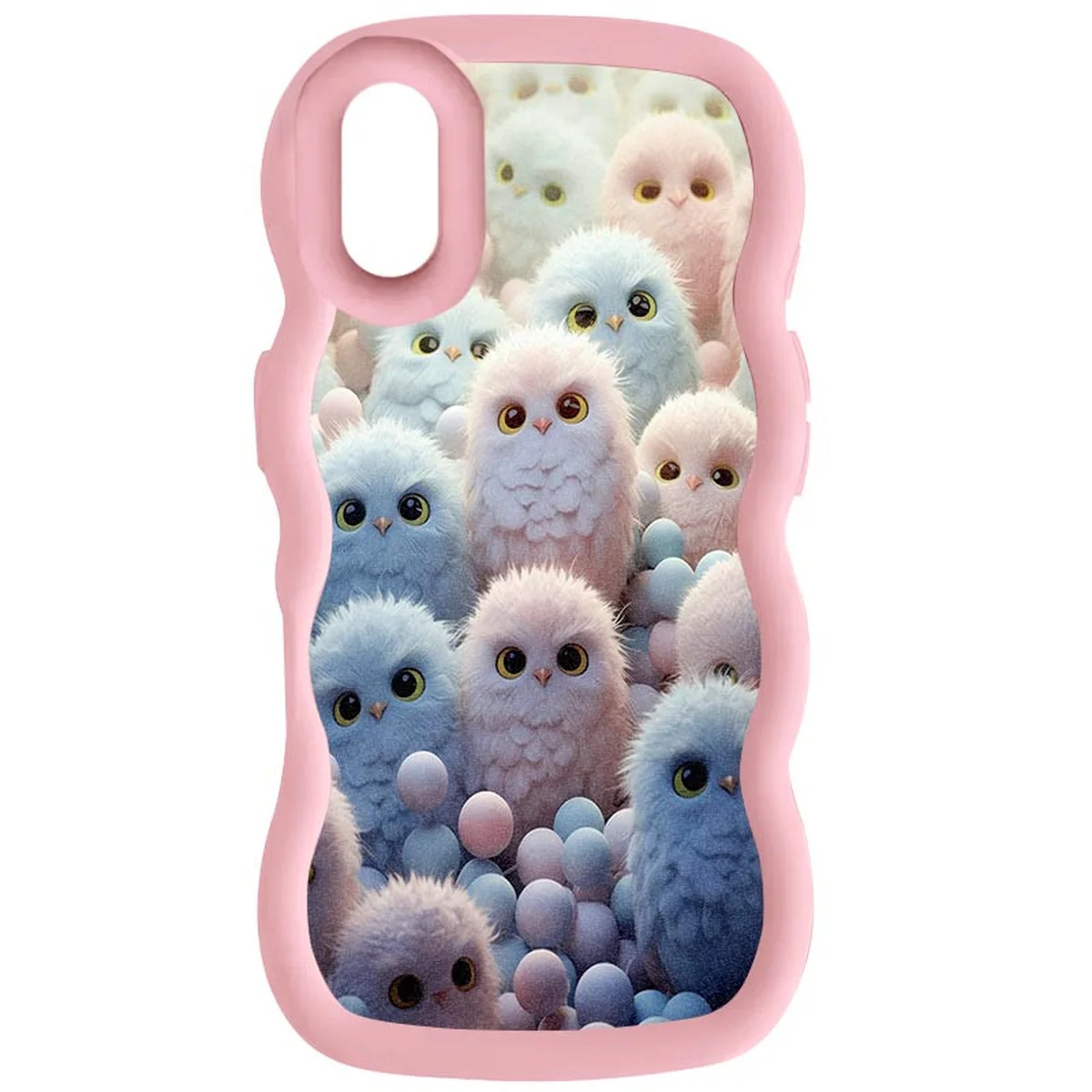 Чохол TPU Cloudy Pictures для Apple iPhone X/XS (5.8") Owls