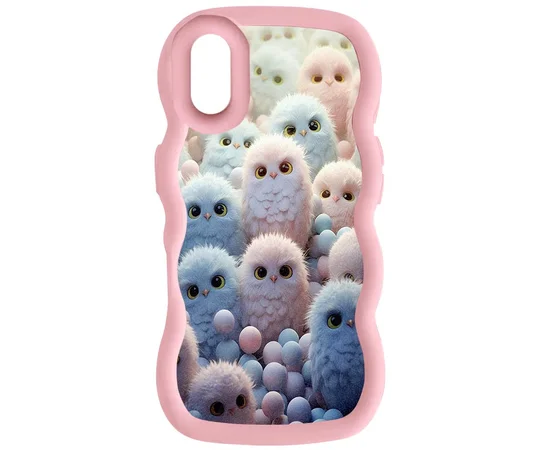 Чехол TPU Cloudy Pictures для Apple iPhone X / XS (5.8") Owls
