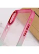 Чехол TPU+PC Fresh sip series для Apple iPhone X / XS (5.8") Салатовый / Розовый